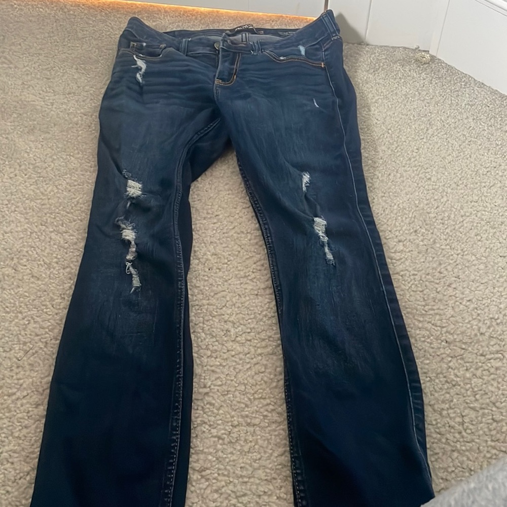 Hollister Low rise super stretchy - classical stretch jean